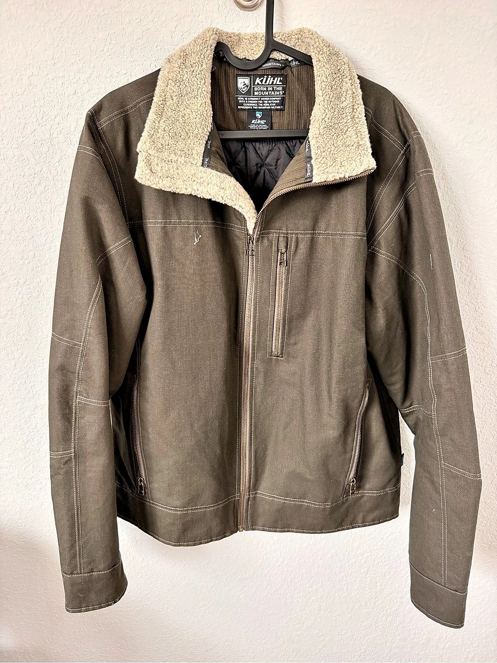 KÜHL Burr Lined Jacket Brown Size Medium